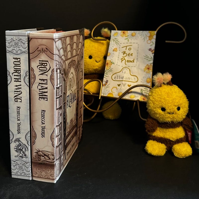 Fourth Wing & Iron Flame w/ overlays - Bookish Box