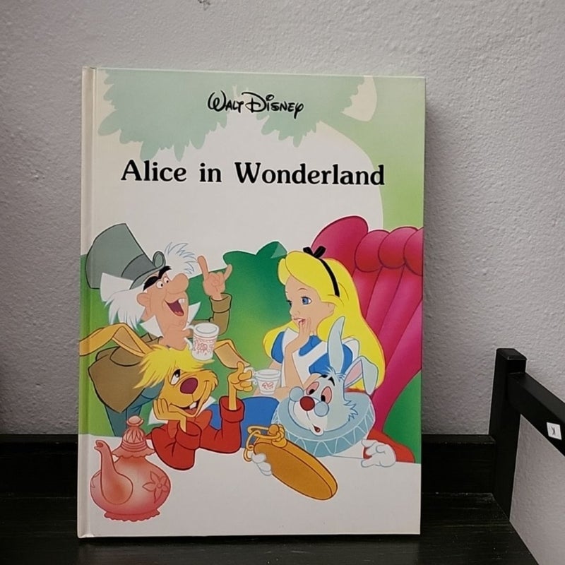 Walt Disneys Alice in Wonderland  (1988, Hardcover) Pre Owned