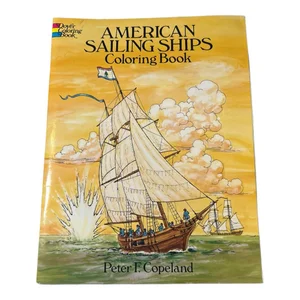 American Sailing Ships Coloring Book