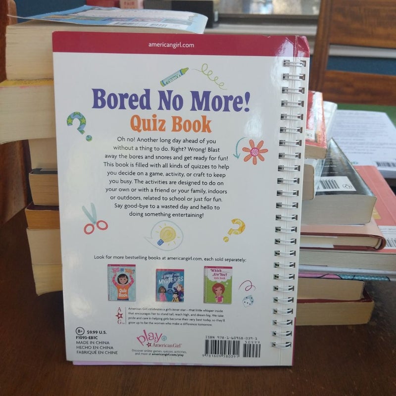 Bored No More! Quiz Book