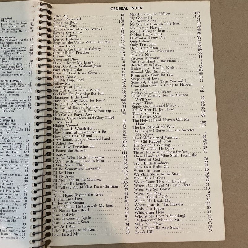 Country & Western Gospel Hymnal