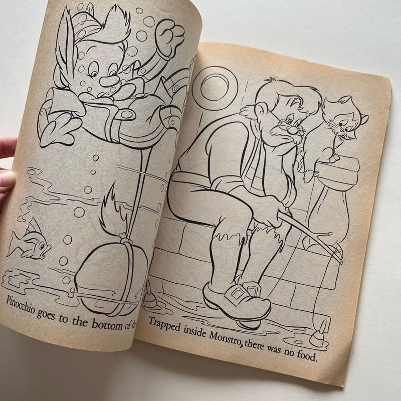 Pinocchio Golden Coloring Book