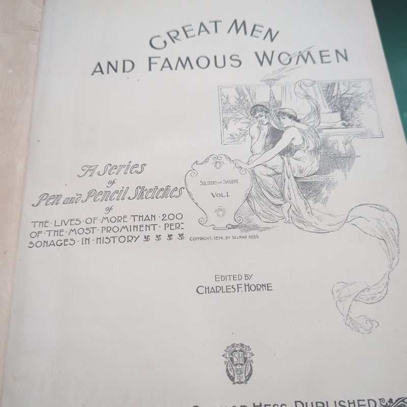 Great men and famous women