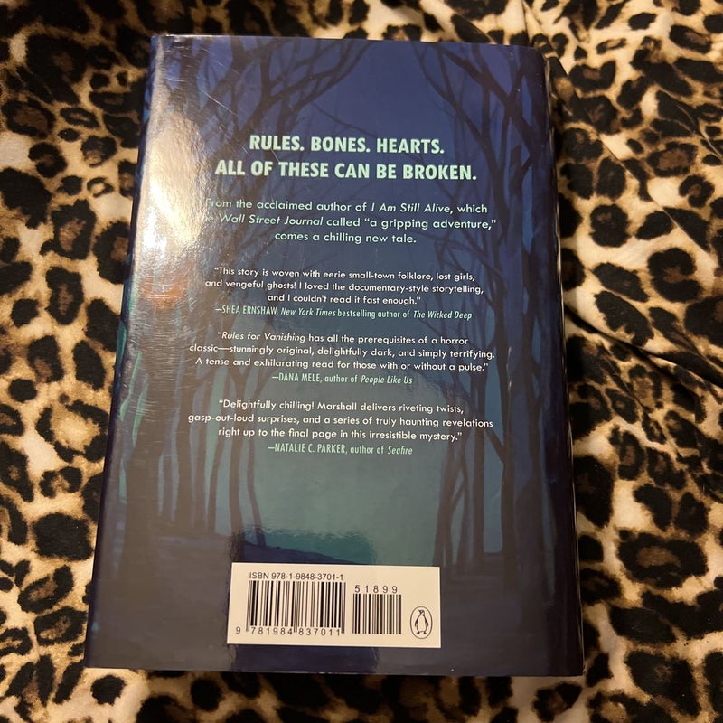 Rules for Vanishing by Kate Alice Marshall, Hardcover | Pangobooks