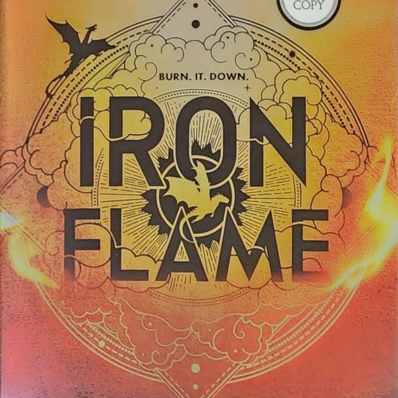 Iron Flame SIGNED *Misprint*