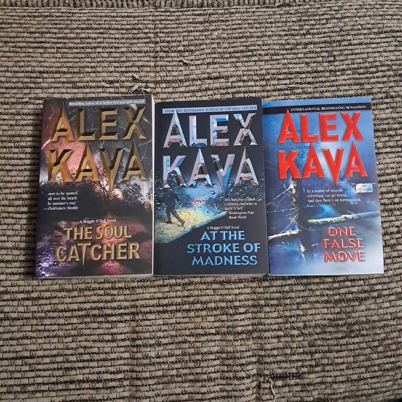 Alex Kava Bundle of 3 Maggie O'Dell Series PB 