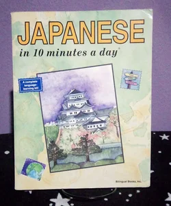 Japanese in 10 Minutes a Day with stickers