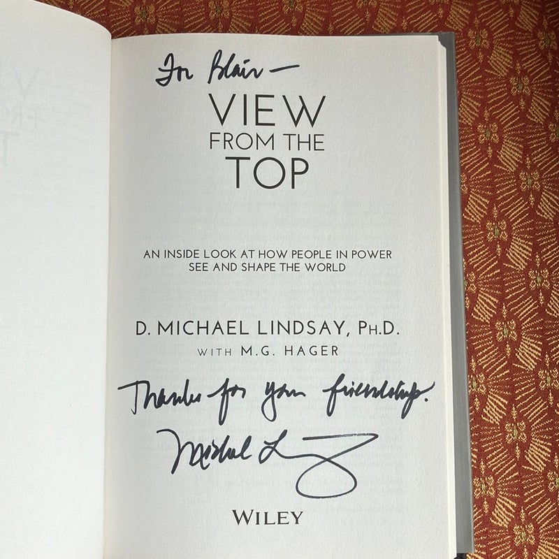 View from the Top-Author Inscription 