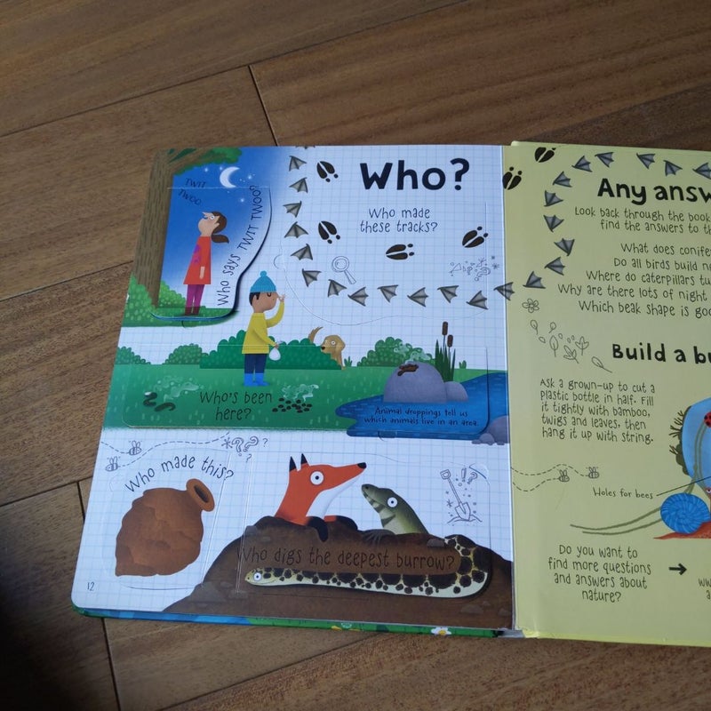 Lift-The-Flap Questions and Answers about Nature IR