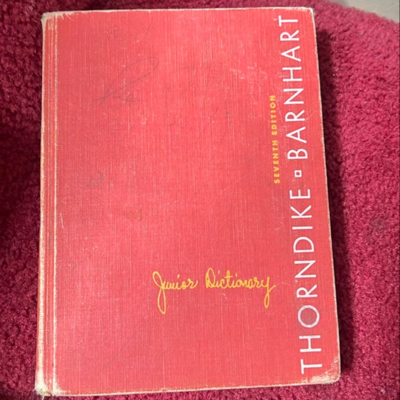 junior dictionary thorndike barnhart seventh edition