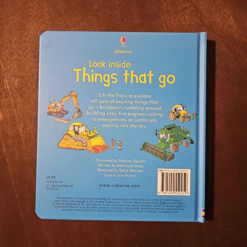 Look Inside Things That Go (NEW)