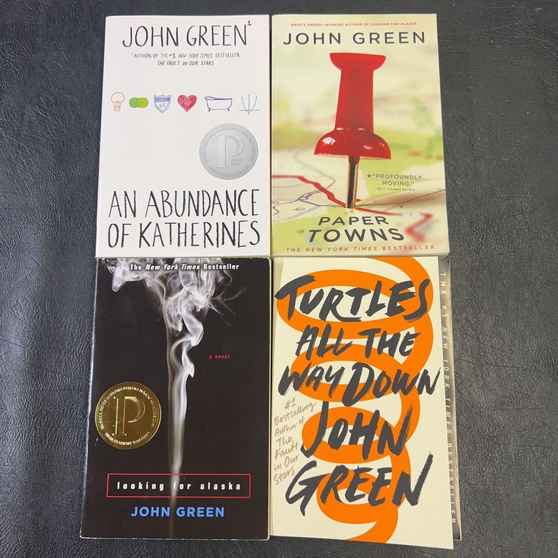 John Green 4 paperback bundle 