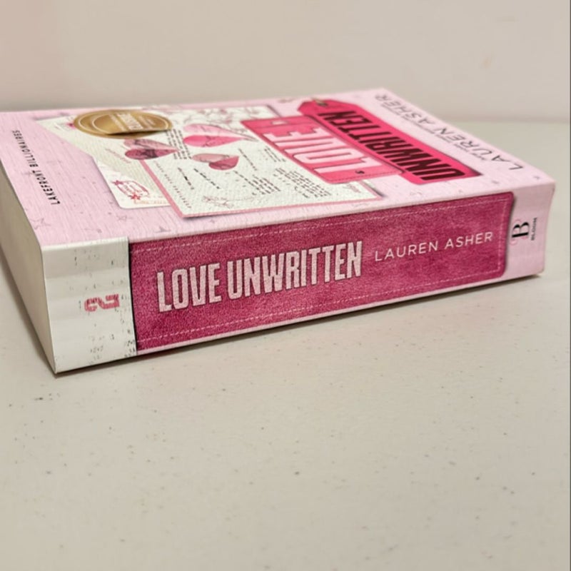 Love Unwritten (Barnes & Noble exclusive)