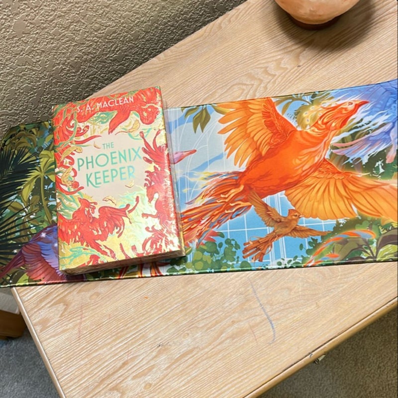 The Phoenix Keeper Illumicrate Special Edition & Desk Mat 