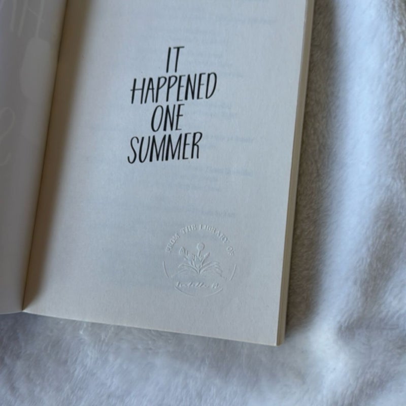 It Happened One Summer