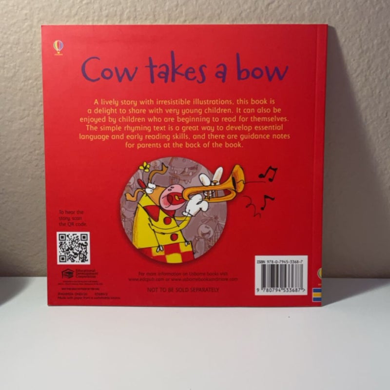 Cow Takes a Bow