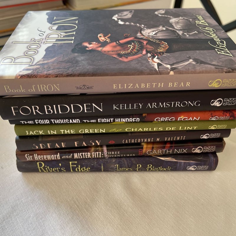 Set of seven novels: all signed limited editions