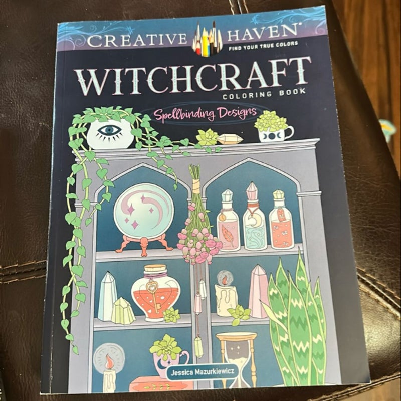 Creative Haven Witchcraft Coloring Book