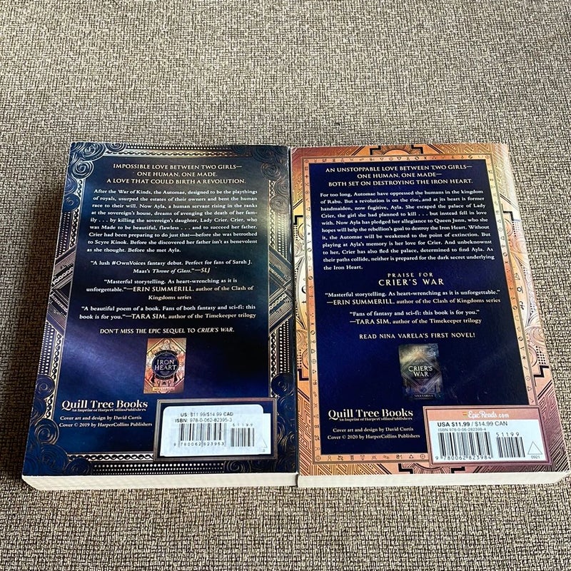 Crier's War and Iron Heart