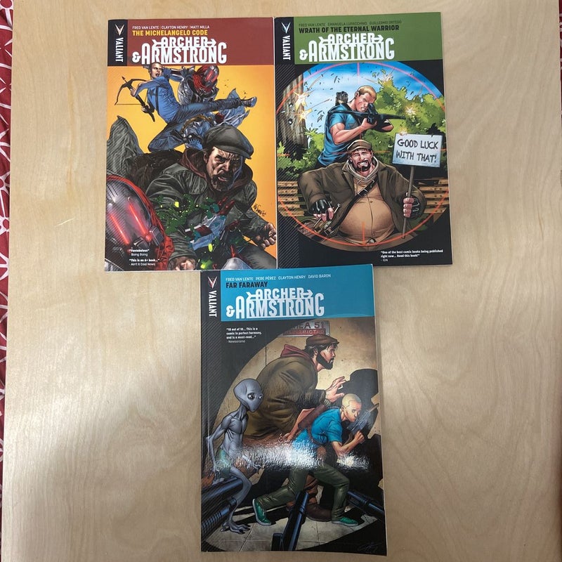 Archer & Armstrong Volumes #1, #2, #3