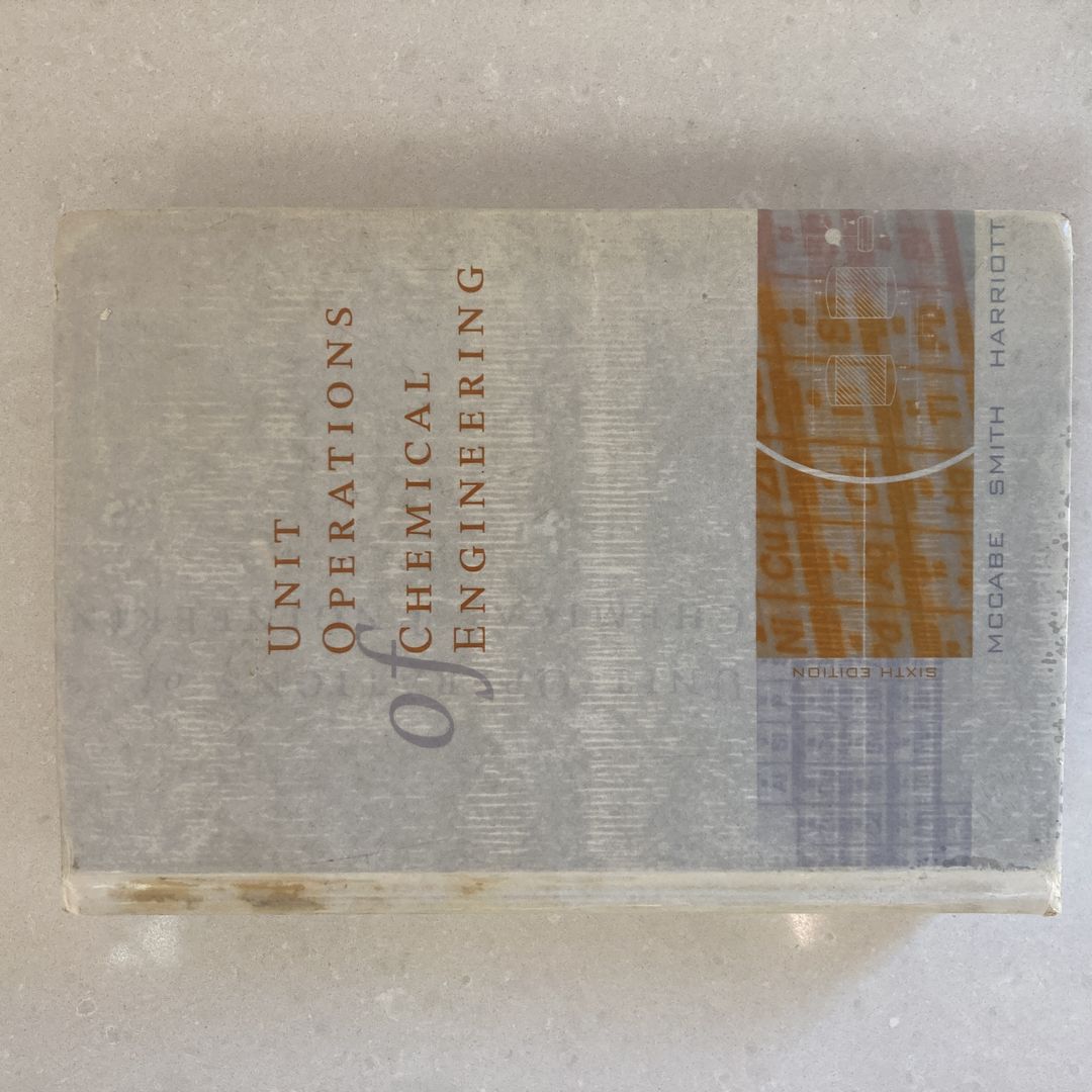 Unit Operations of Chemical Engineering