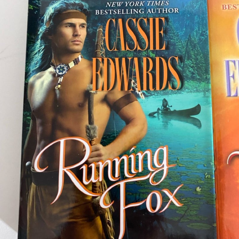 Book lot of 4 Cassie Edwards books 