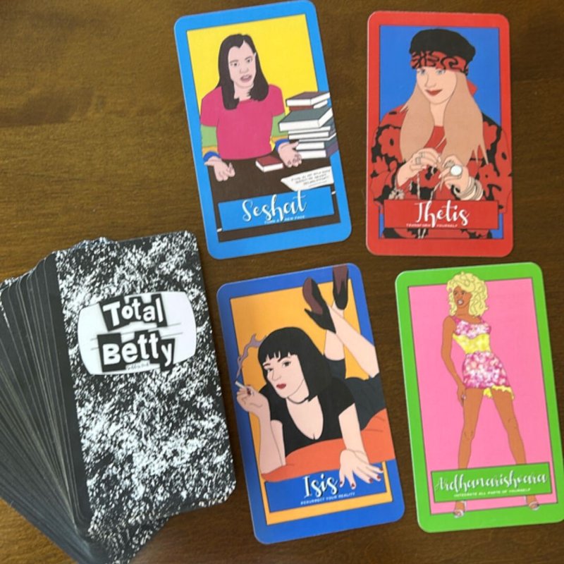 Total Betty Goddess deck and coloring guidebook