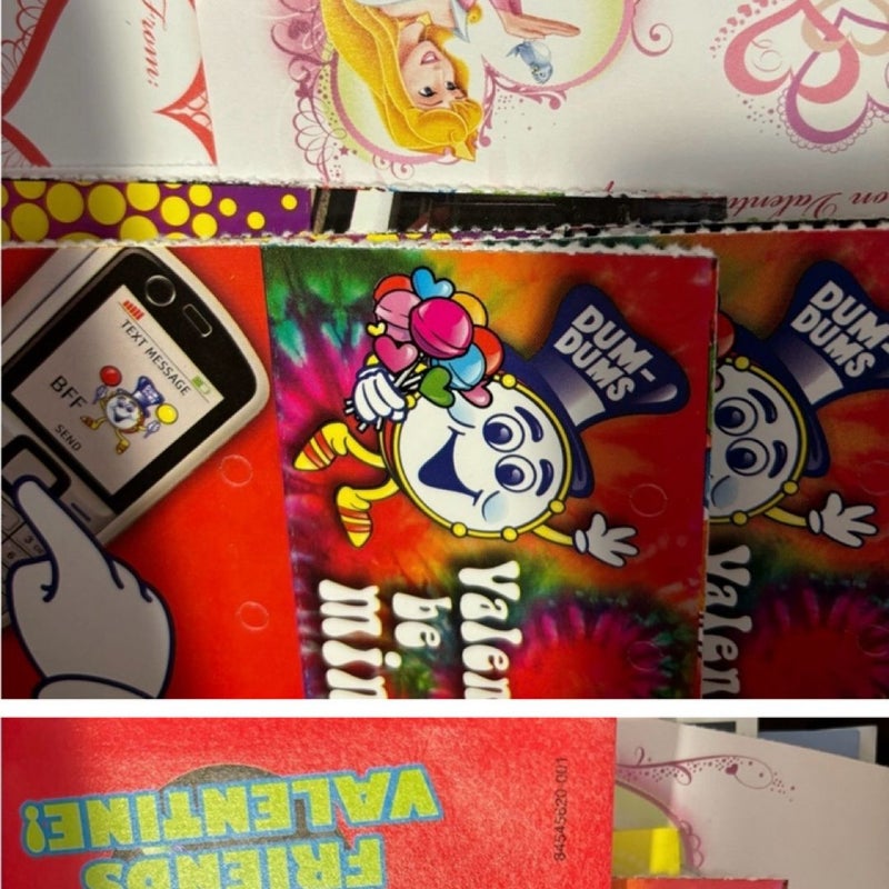Mystery Box of Kids Valentines Cards New