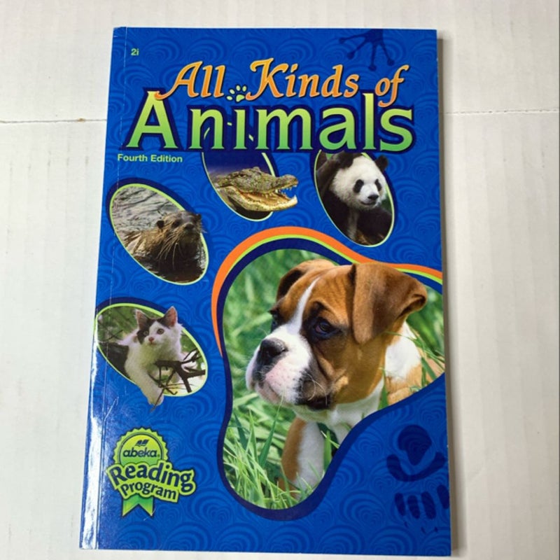 Abeka All Kinds of Animals Reader Grade 2