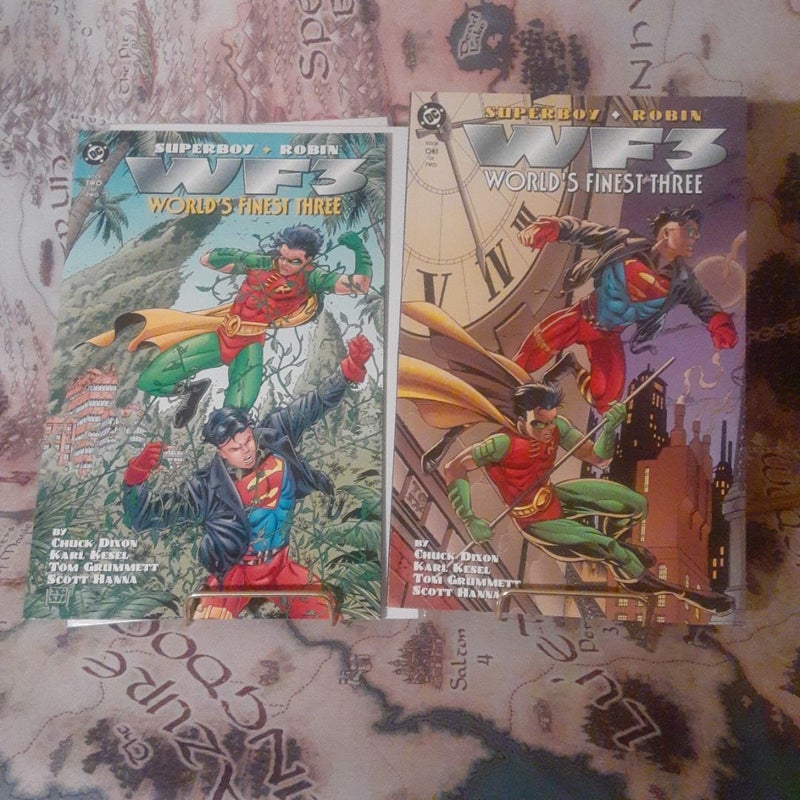 Wf3 Worlds Finest Three 1,2 Superboy, Robin