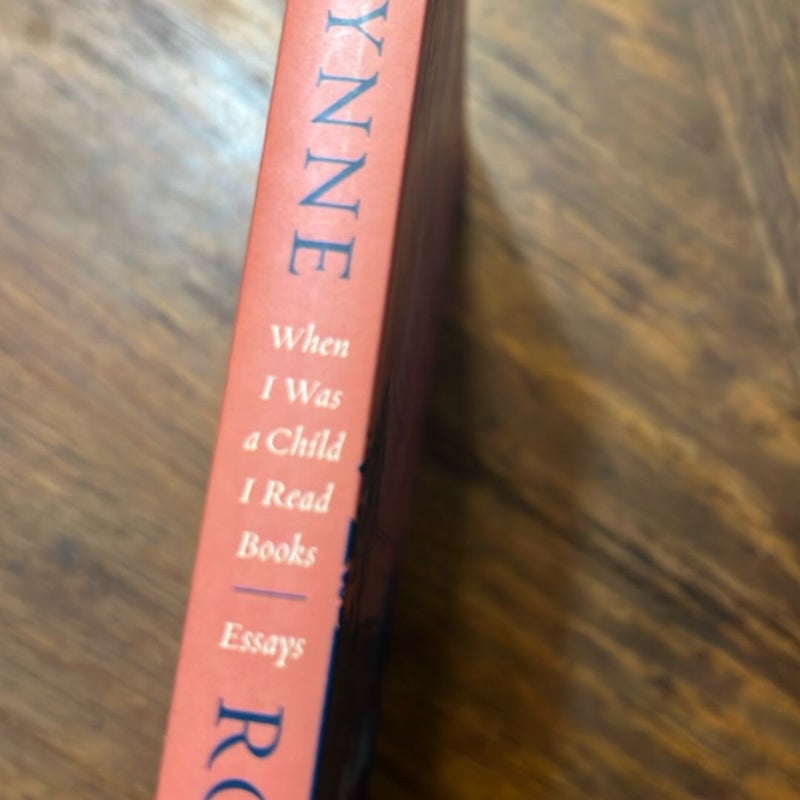 When I Was a Child I Read Books