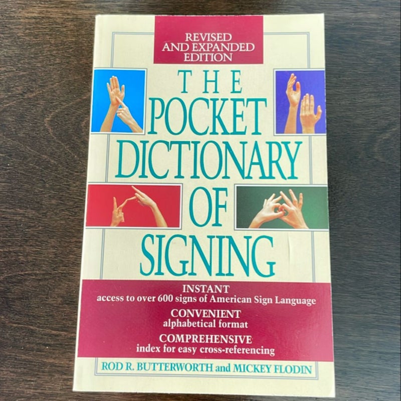 The Pocket Dictionary of Signing