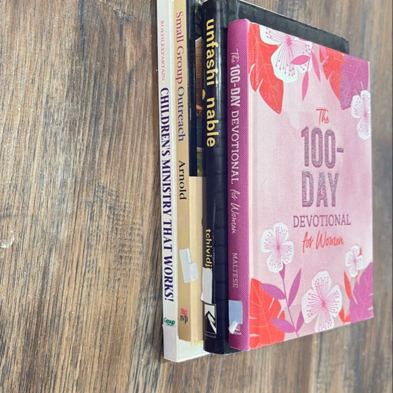 Group of ministry books