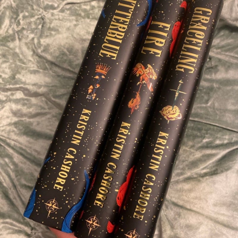 Fairyloot Graceling Realm books 1-3