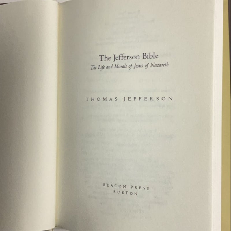 The Jefferson Bible