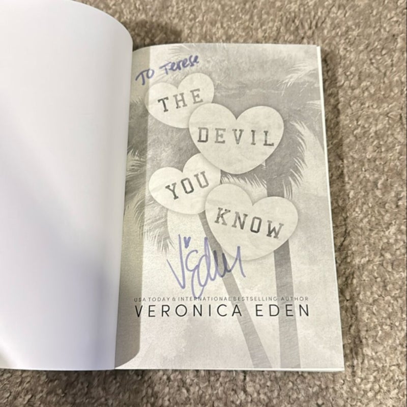 The Devil You Know Special Edition SIGNED