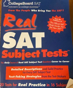 Real SAT Subject Tests