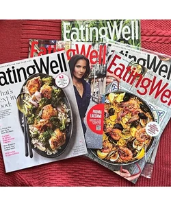 6 Months of EATING WELL MAGAZINE 2021 Final Print Issues New / Like New Condition 