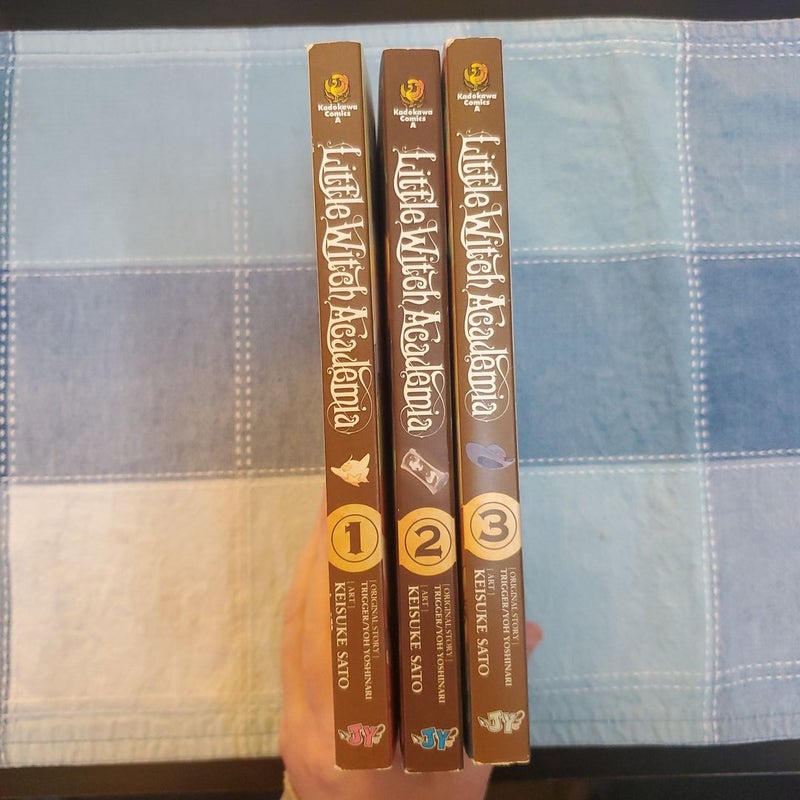 Little Witch Academia Vol. 1-3 (manga)