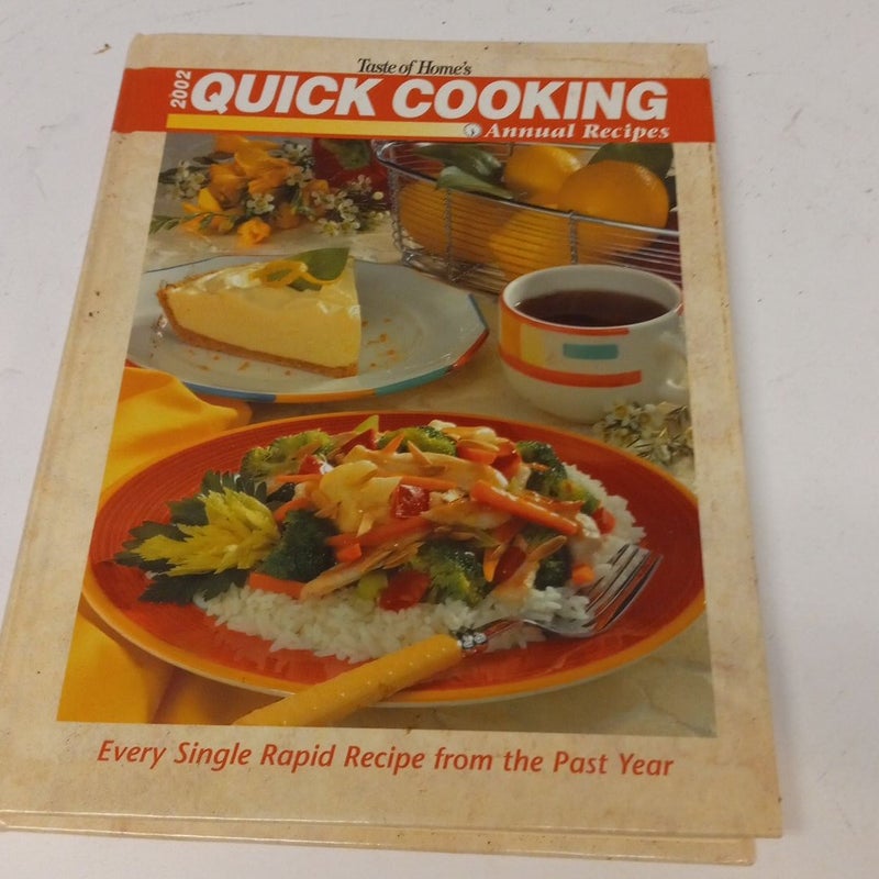 2002 Quick Cooking Annual Recipes