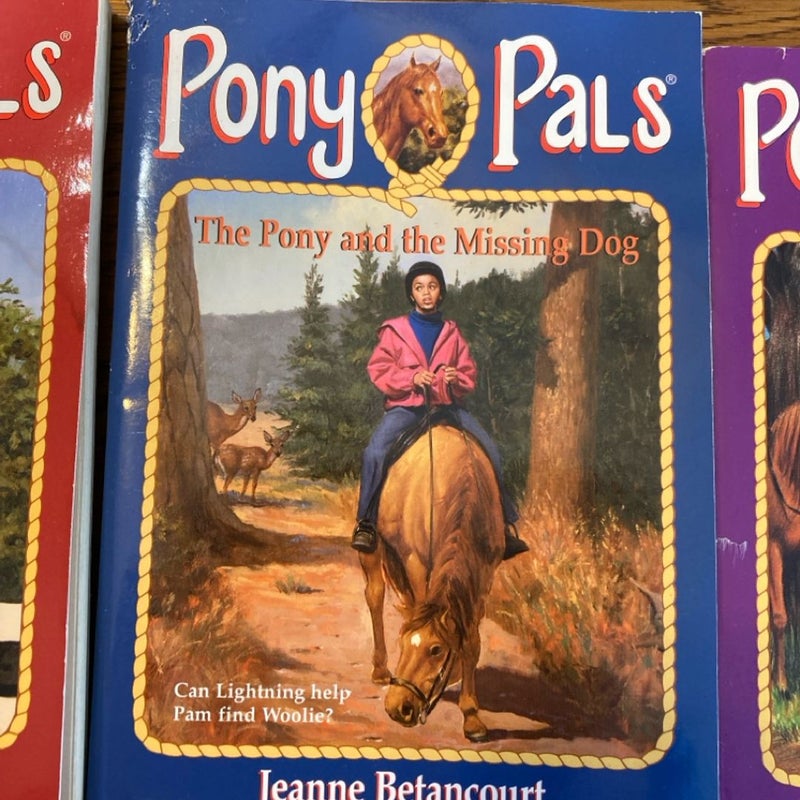 Pony Pals Series #20,21,23,24,27,32 