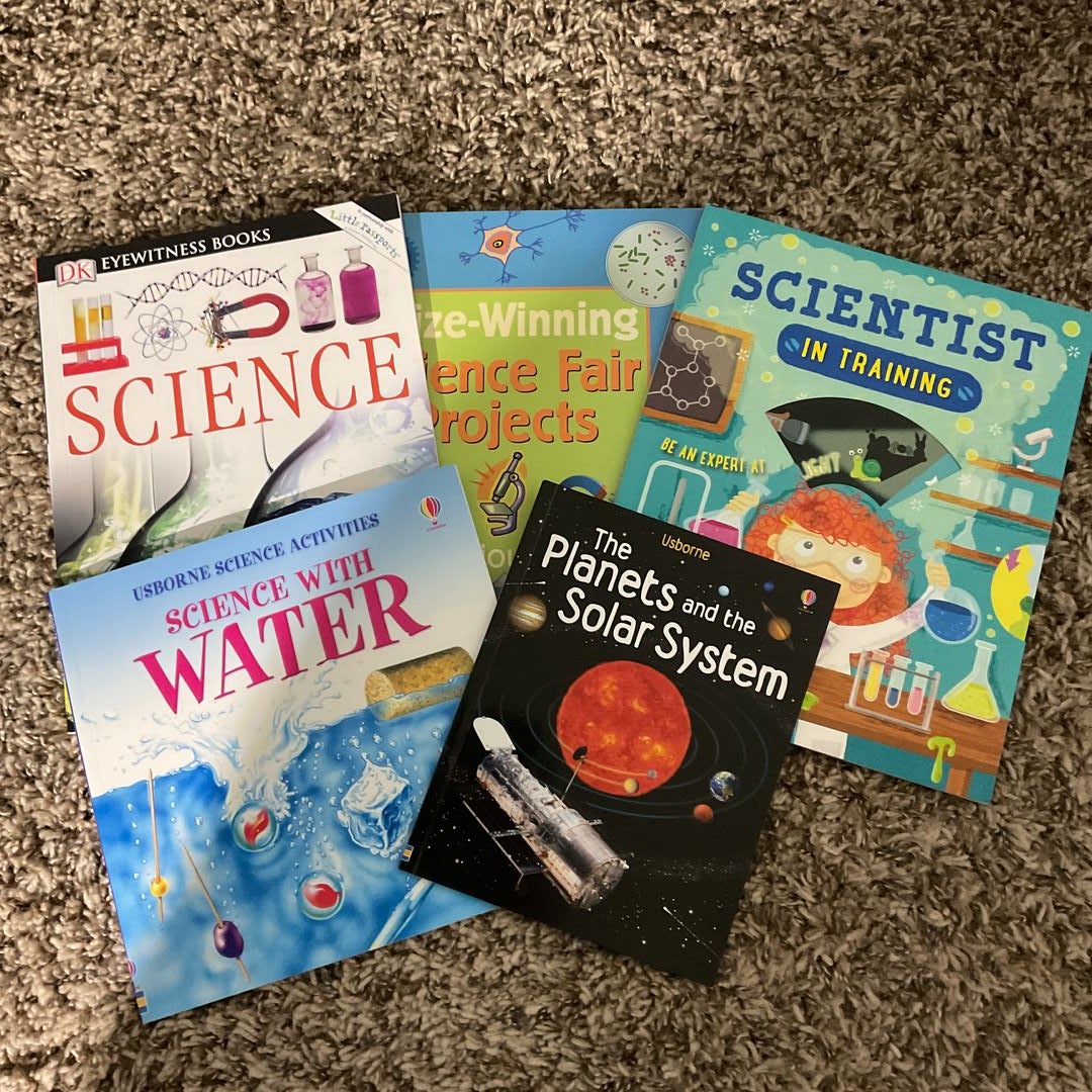 5 Book Bundle Science & Learning by Usborne, Paperback