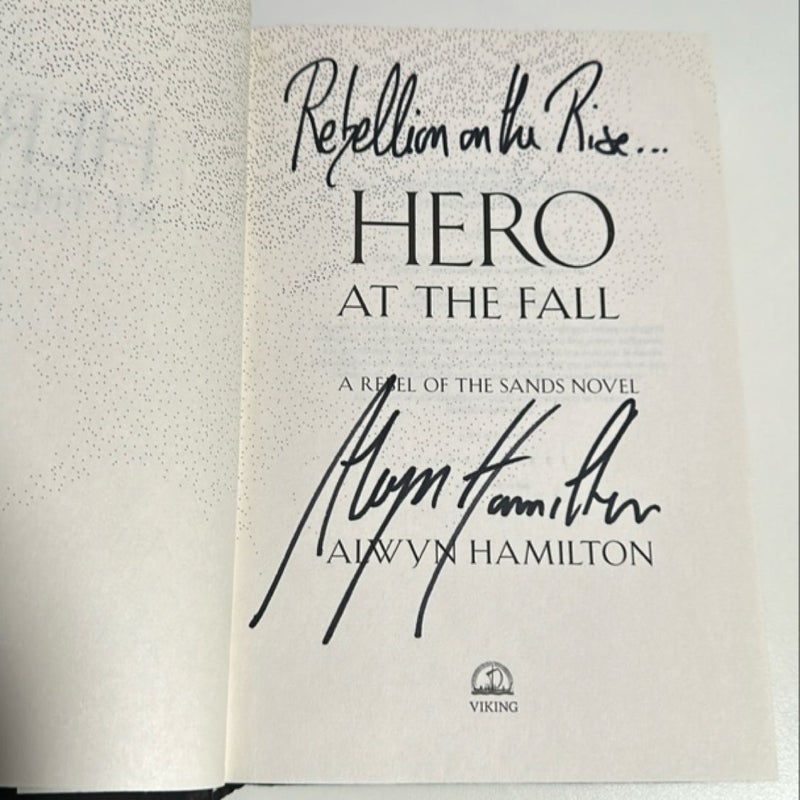 Hero at the Fall Signed