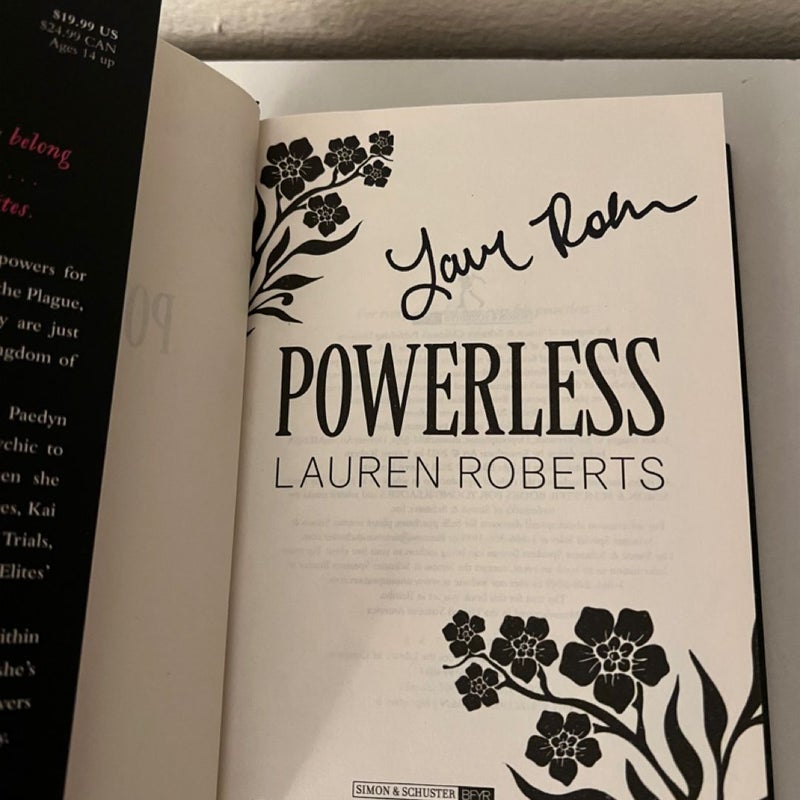 Powerless (Signed)