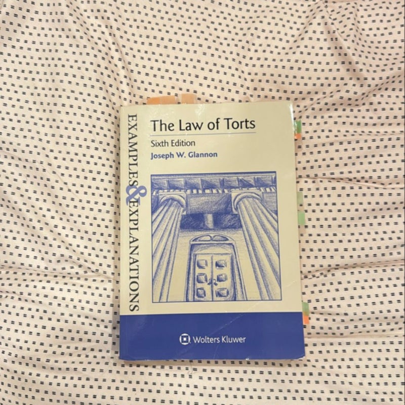 Examples and Explanations for the Law of Torts