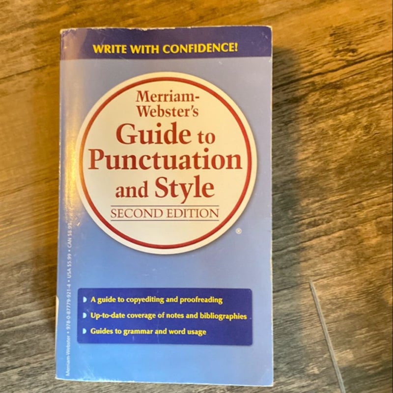 Merriam-Webster's Guide to Punctuation and Style