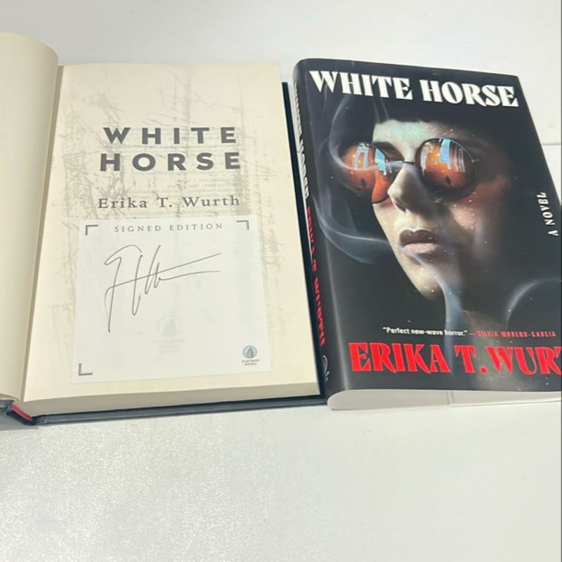 SIGNED White Horse