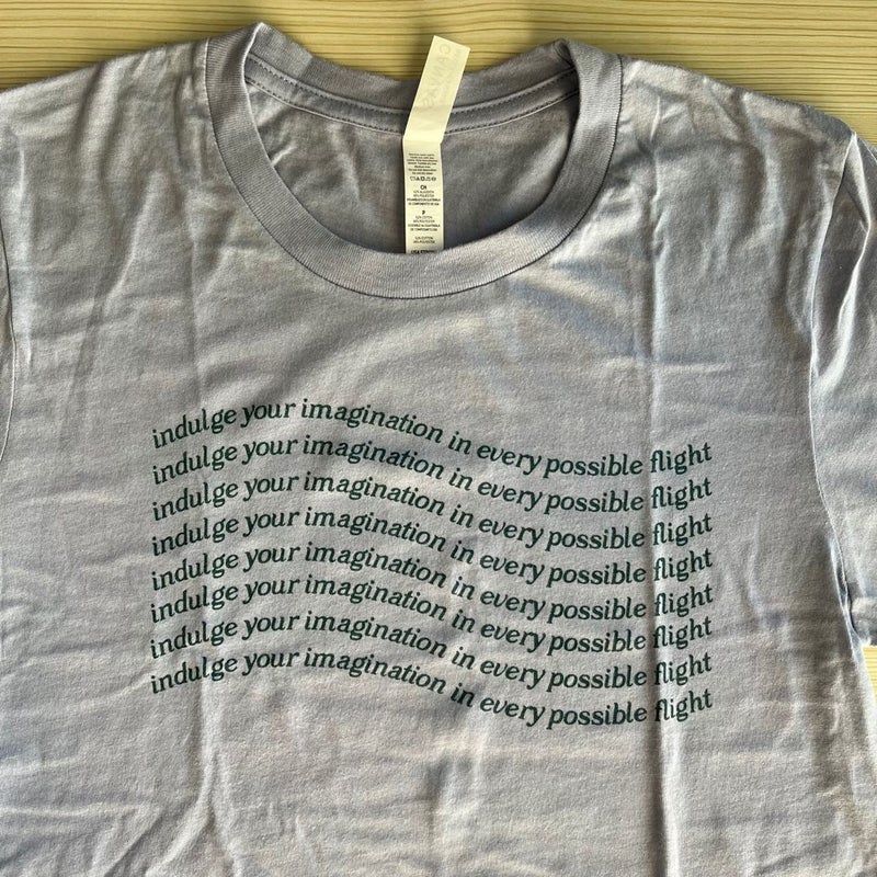 Inkwell Threads Bookish Tee: Jane Austen Imagination Quote