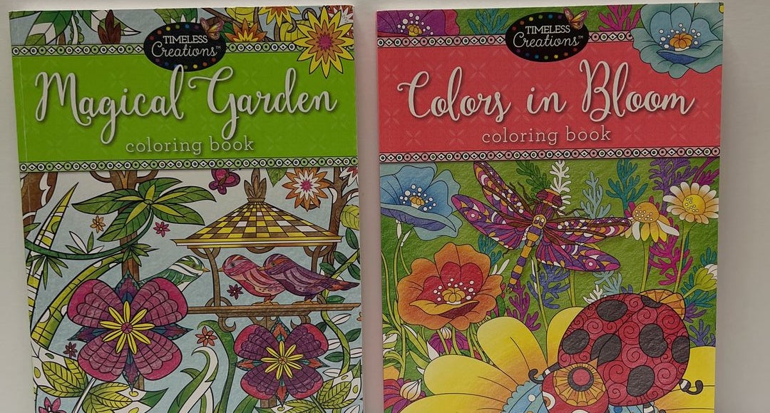 Timeless Creations 64-page Colors in Bloom Coloring Book