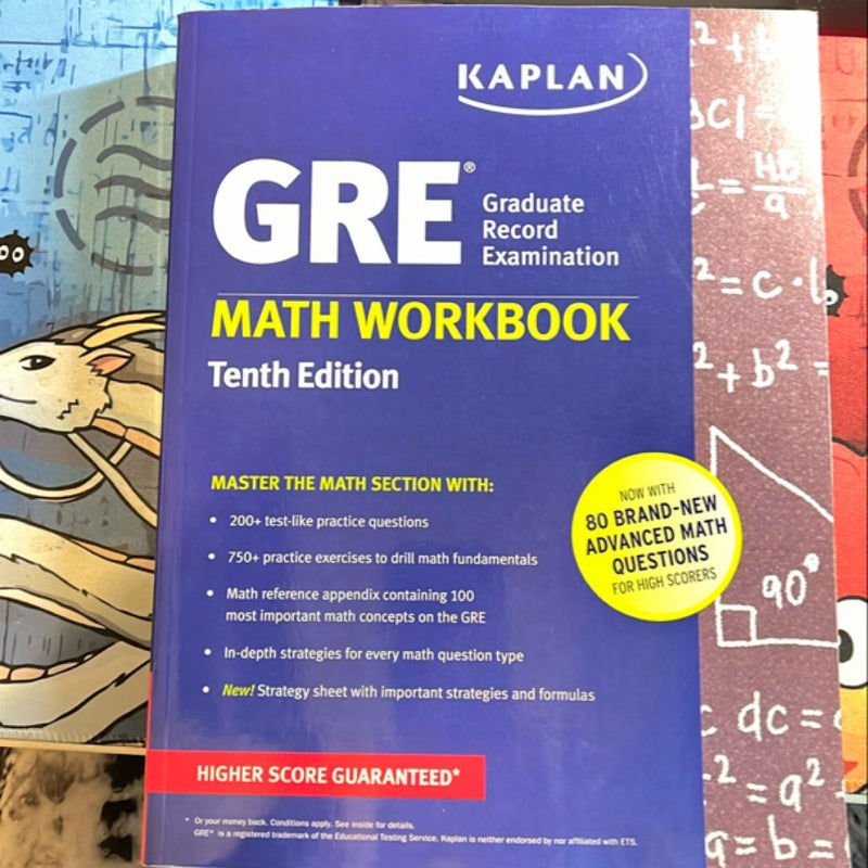 Gre Math Workbook by Kaplan Test Prep